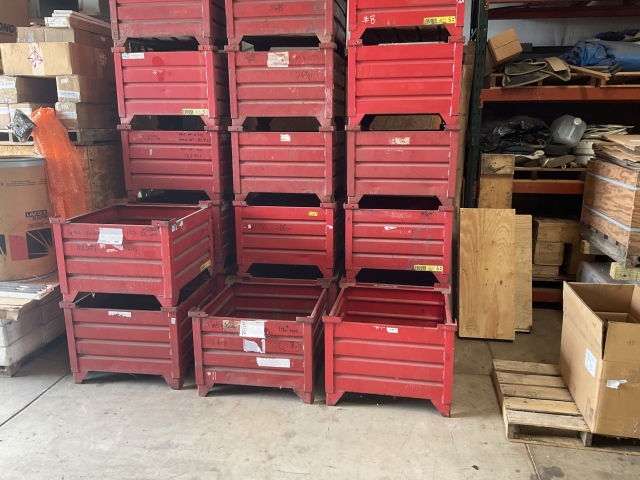 USED STEEL BINS