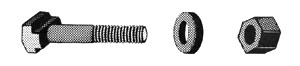 T SLOT BOLTS / EYE BOLTS / NUTS / WASHERS